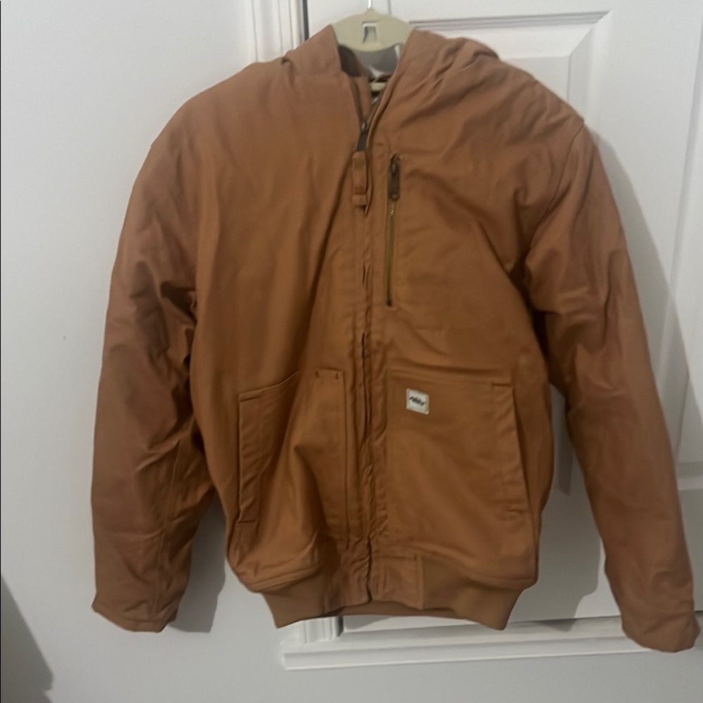 Men's Brown Carhartt Style Workwear Jacket